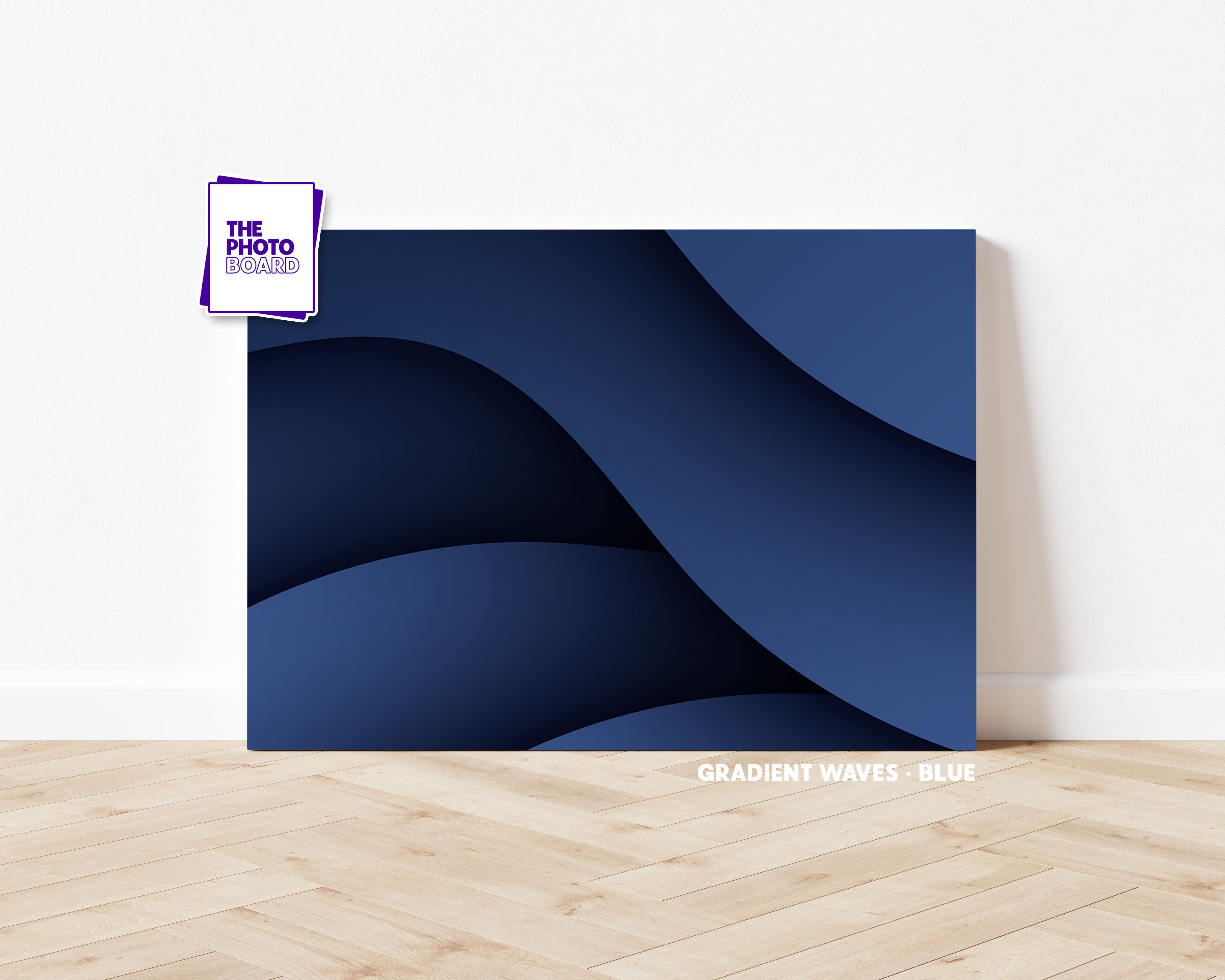 Gradient Waves | Blue