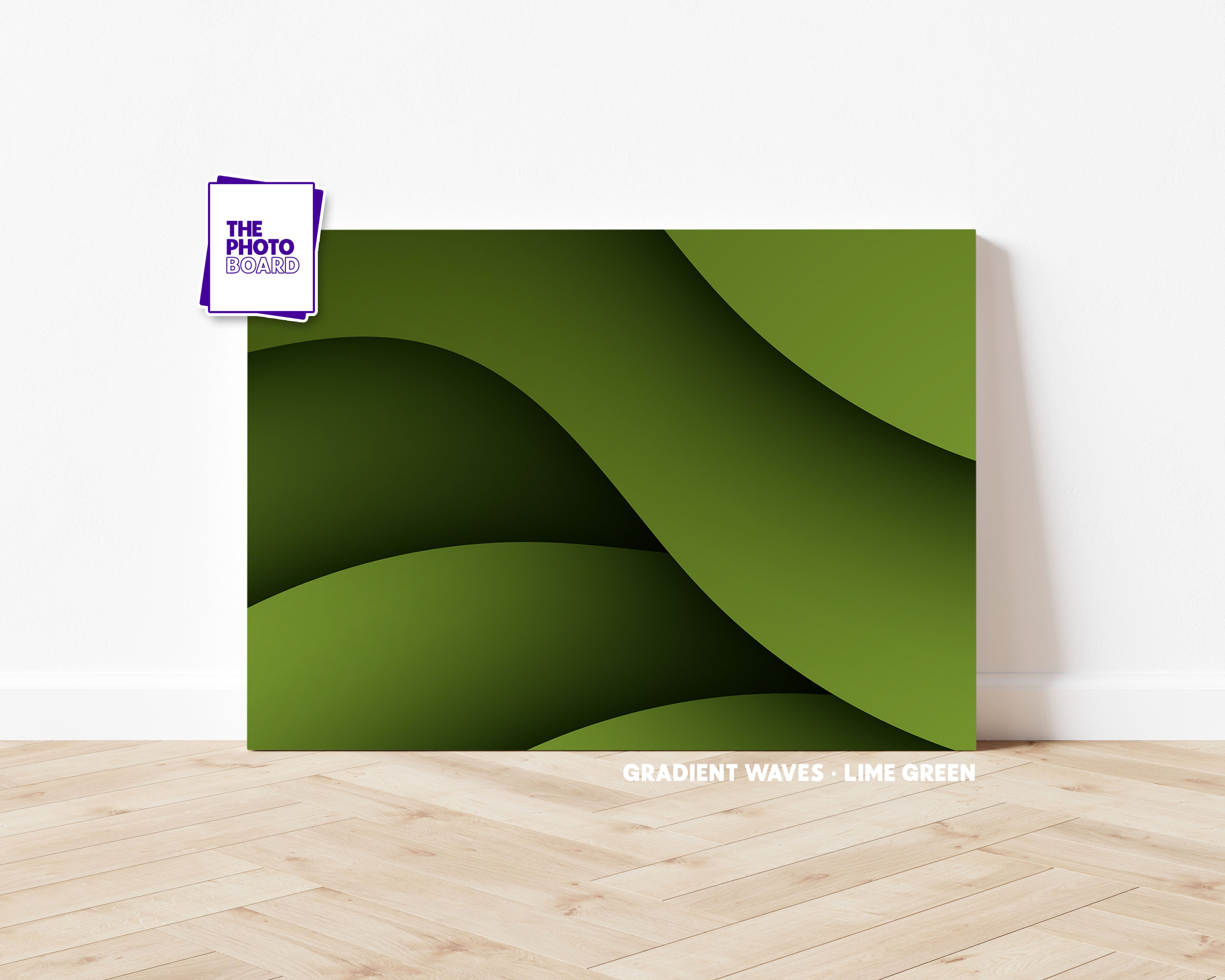 Gradient Waves | Lime Green