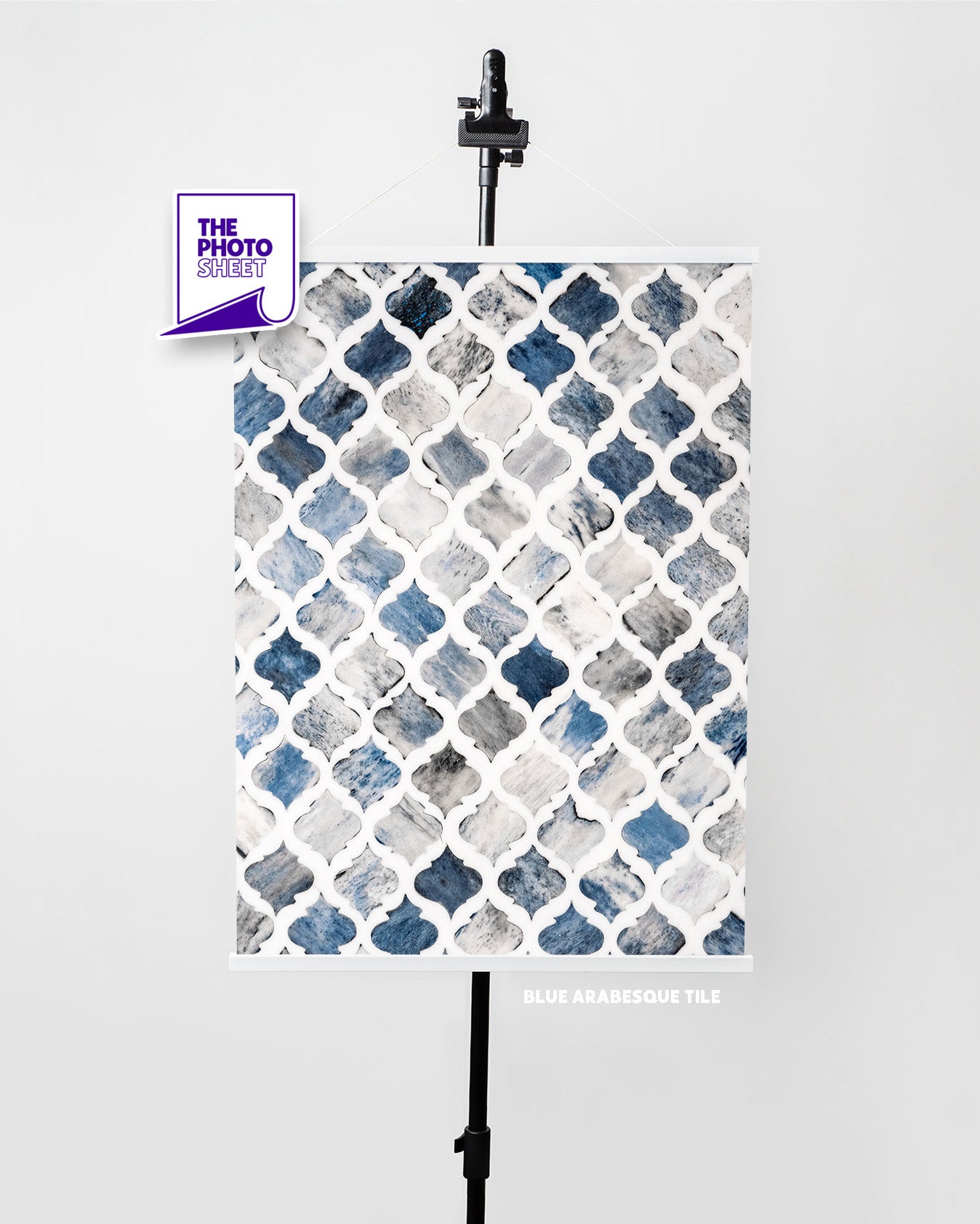 Blue Arabesque Tile