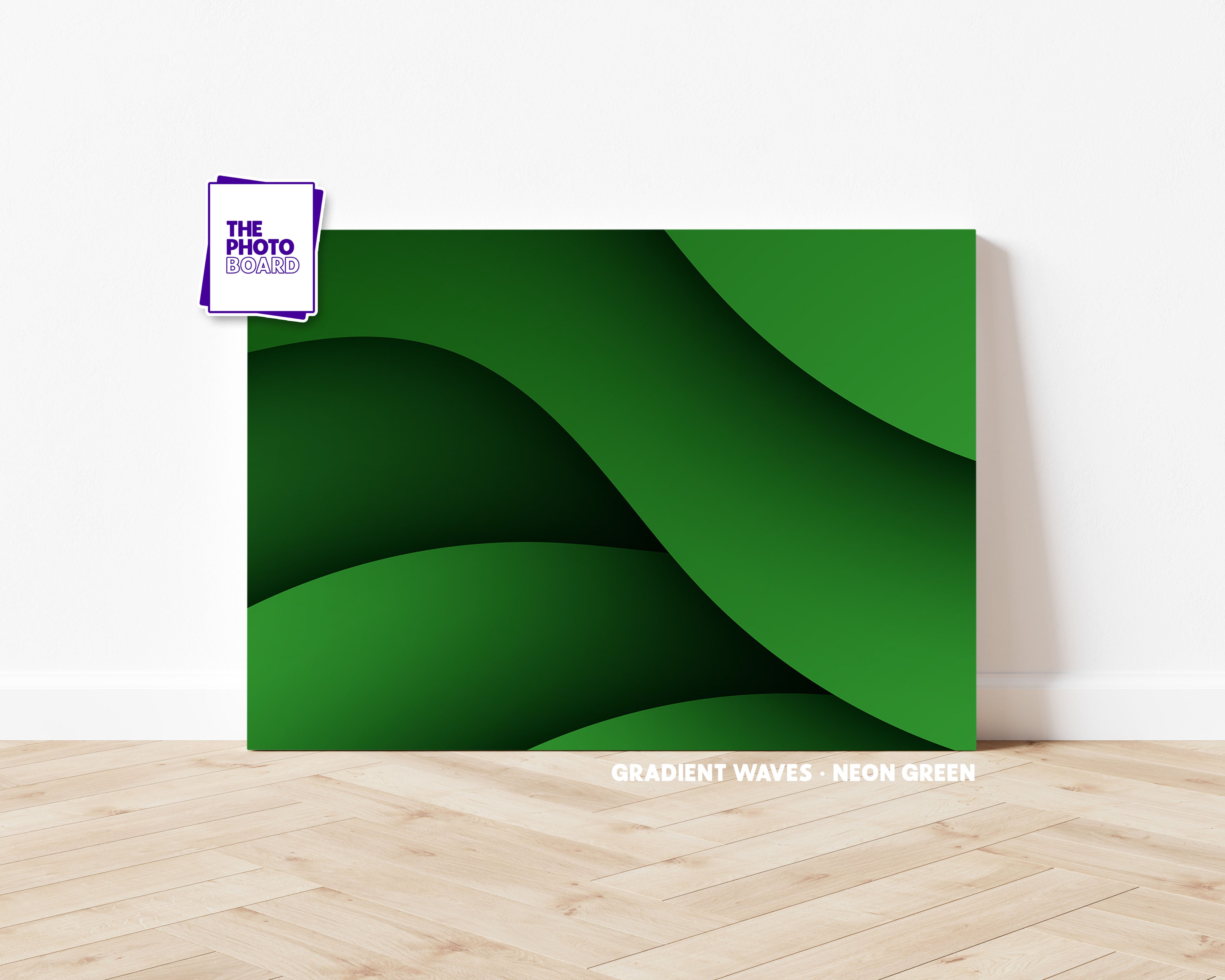 Gradient Waves | Neon Green