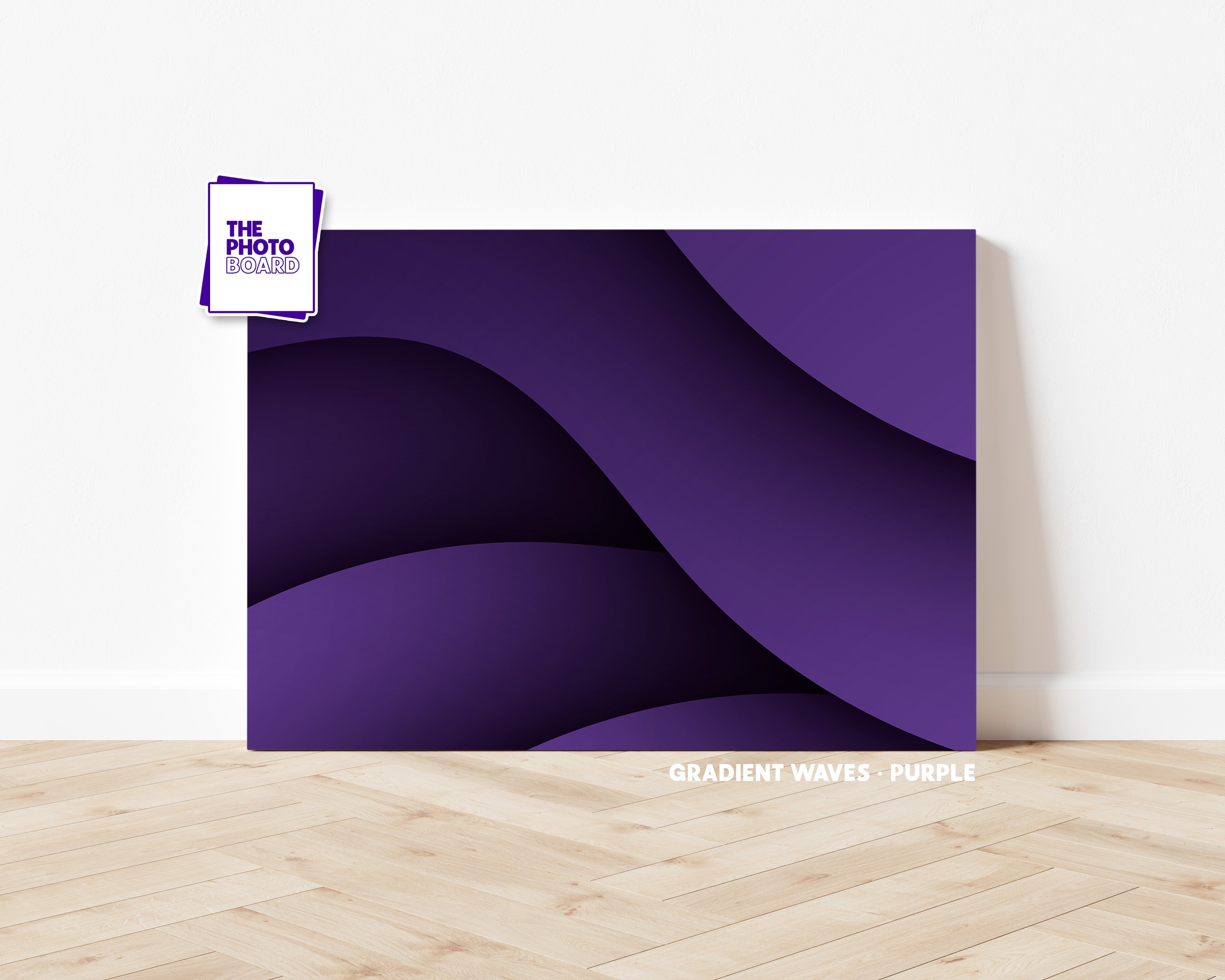 Gradient Waves | Purple