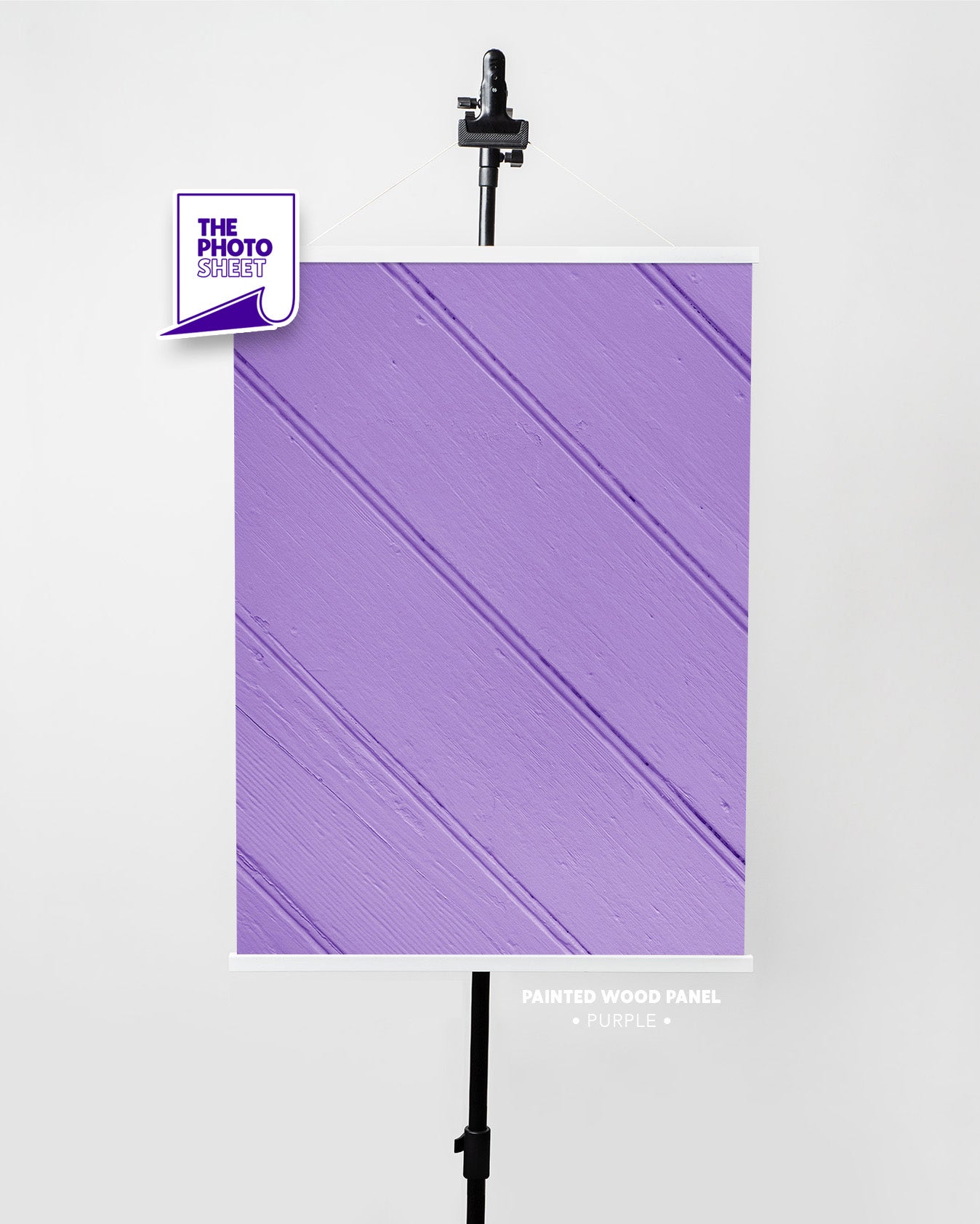 Painted Wood Panel | Purple
