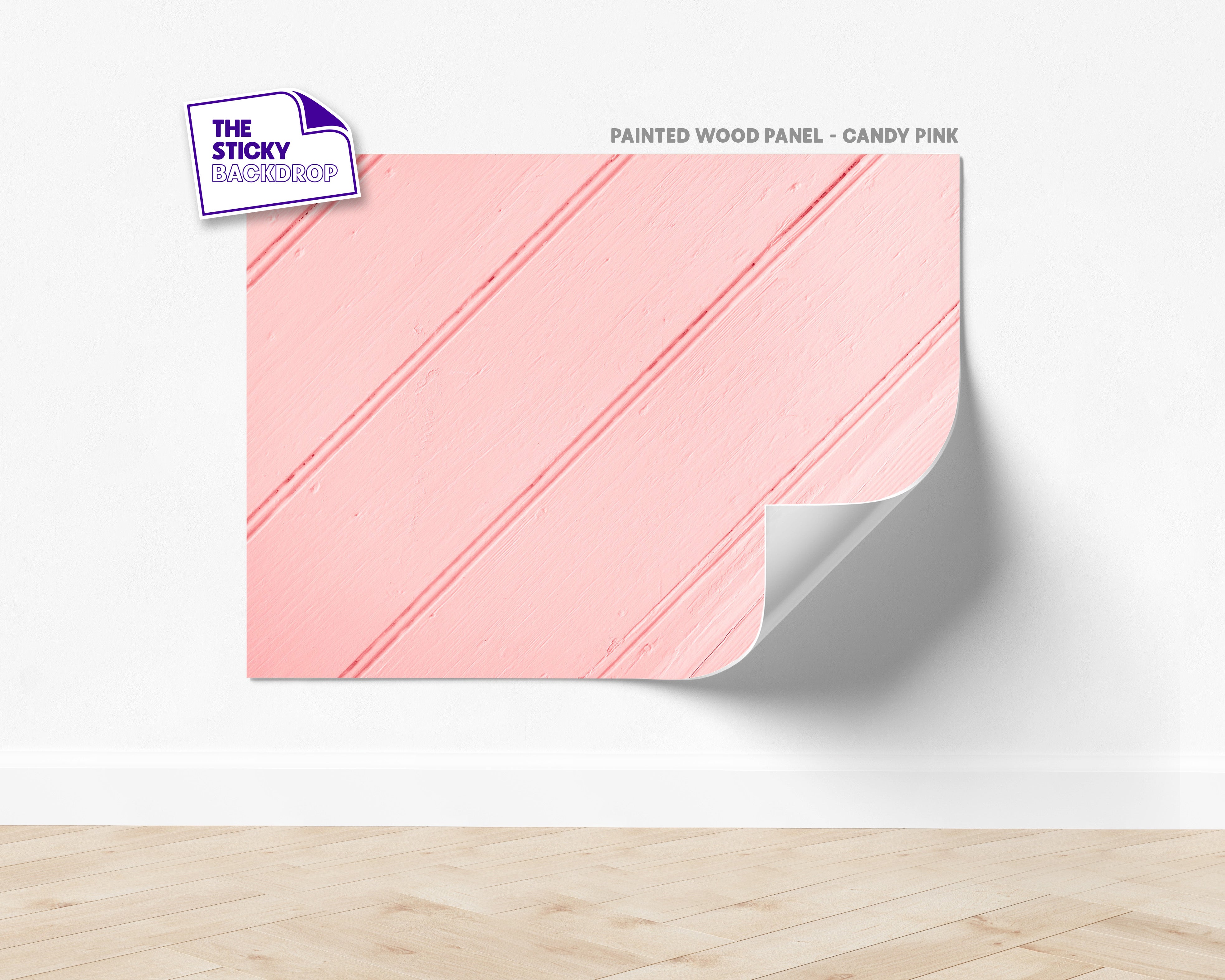 Painted Wood Panel | Candy Pink