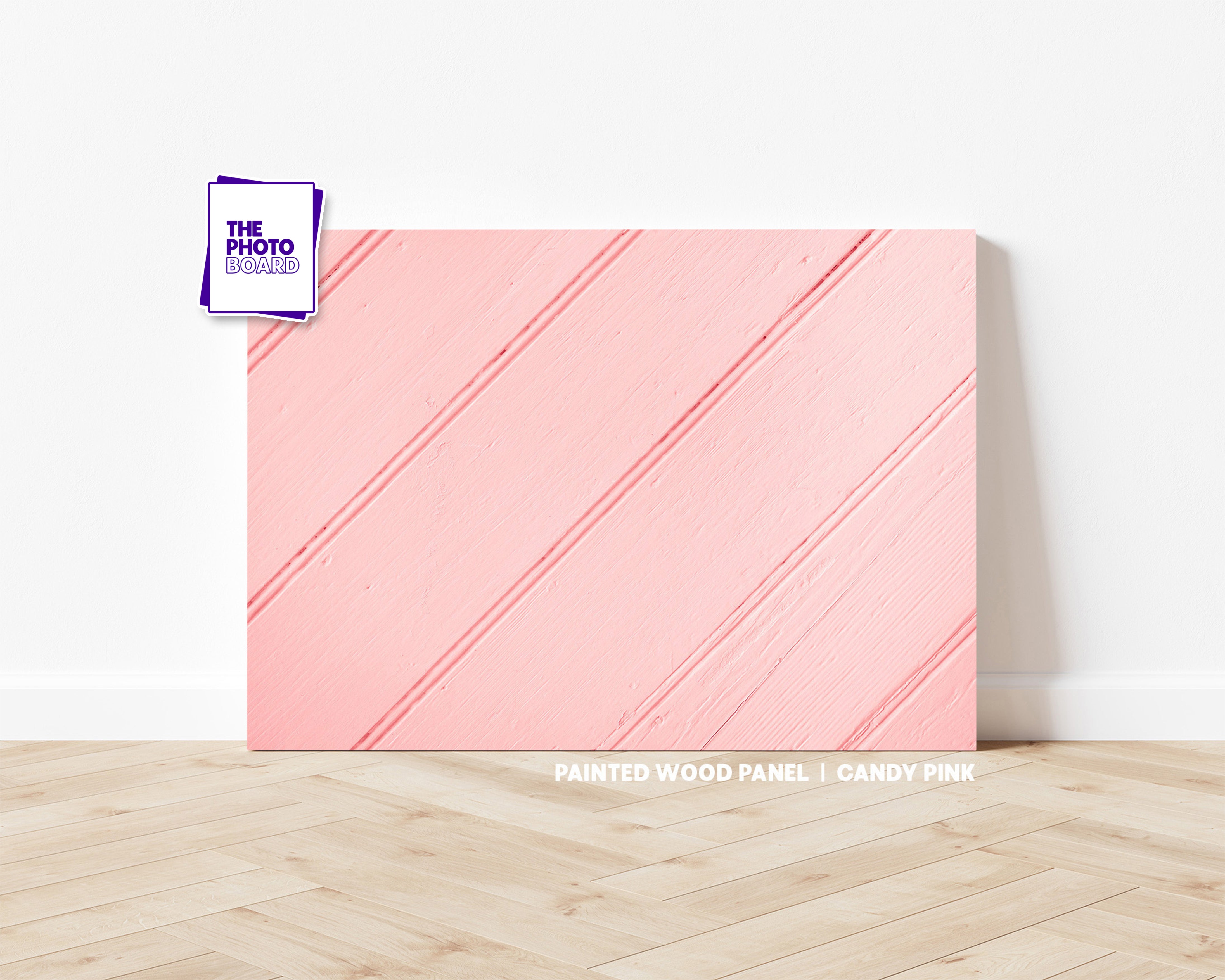 Painted Wood Panel | Candy Pink