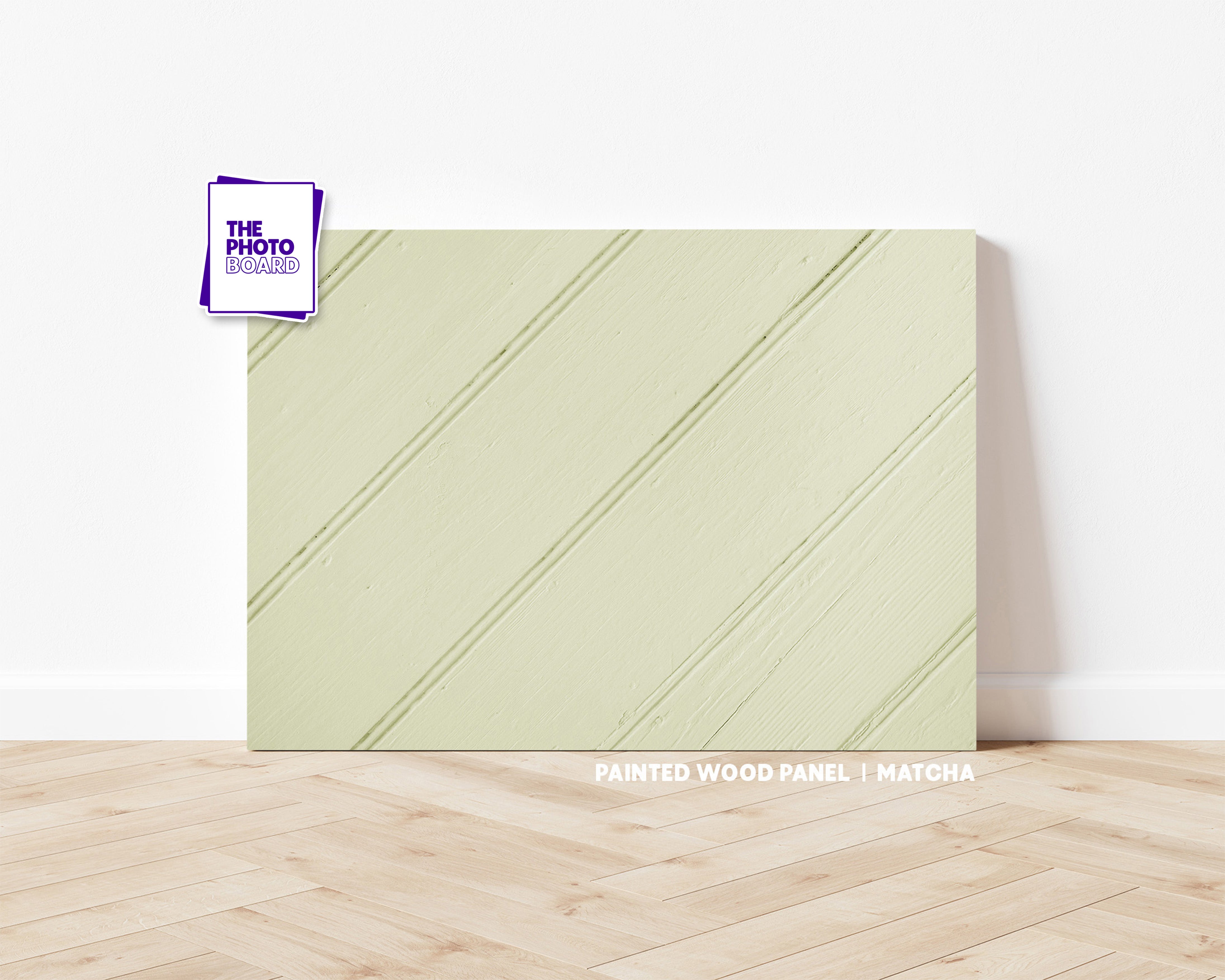 Painted Wood Panel | Matcha